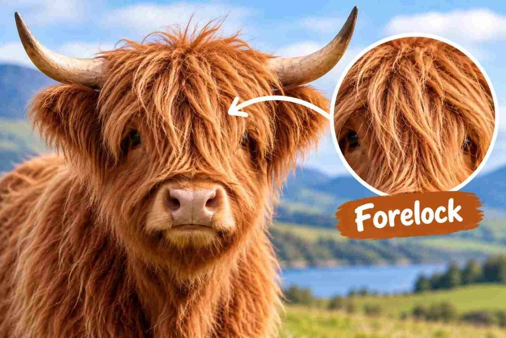 Highland Cow Forelock