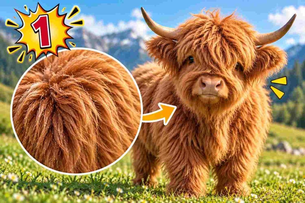 fluffy natural coat